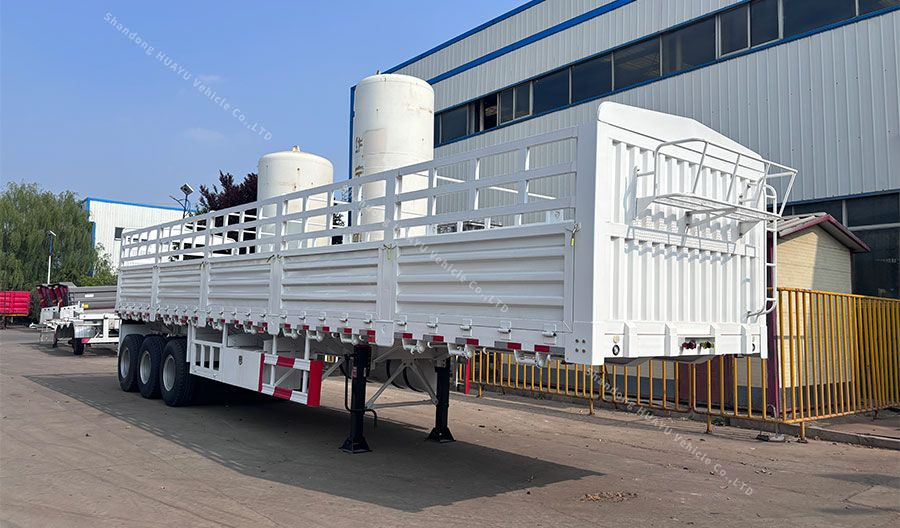 3 axles cargo trailer Трейлер 3 оси